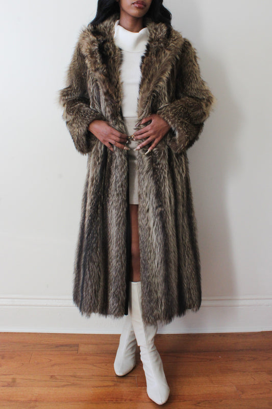 Beaver fur coat