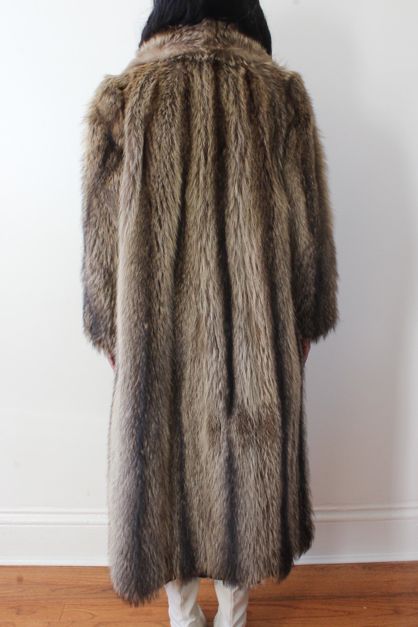 Beaver fur coat