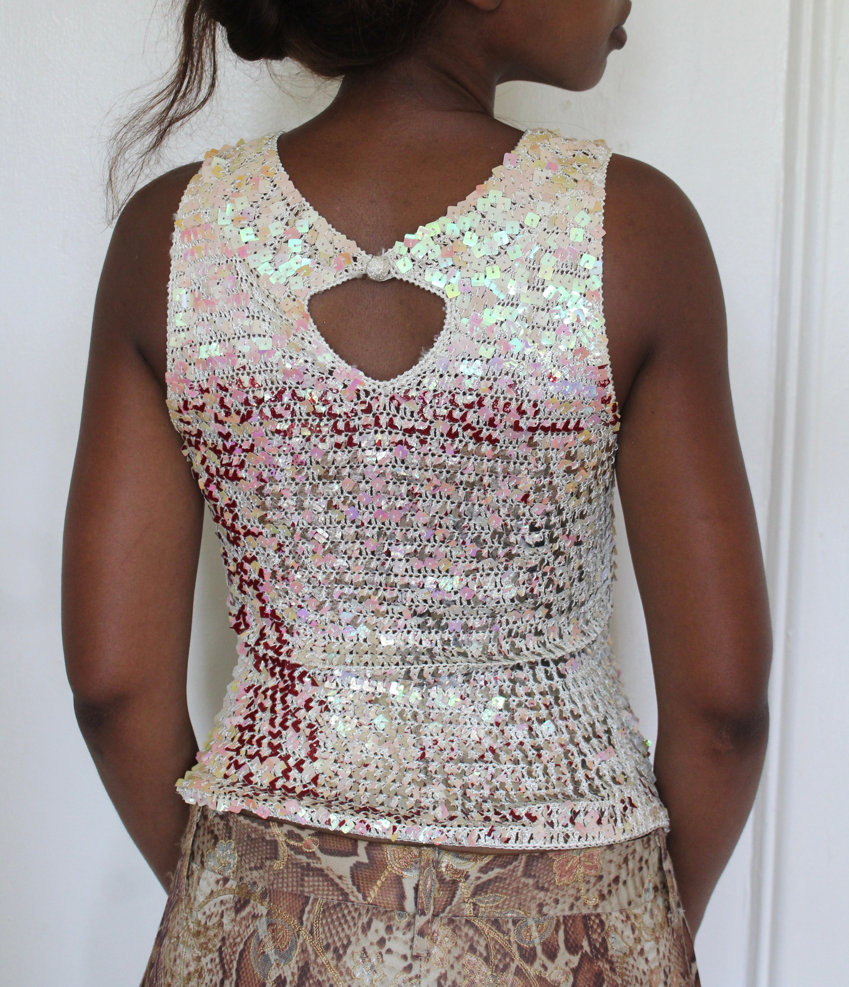 Melted in beaded top