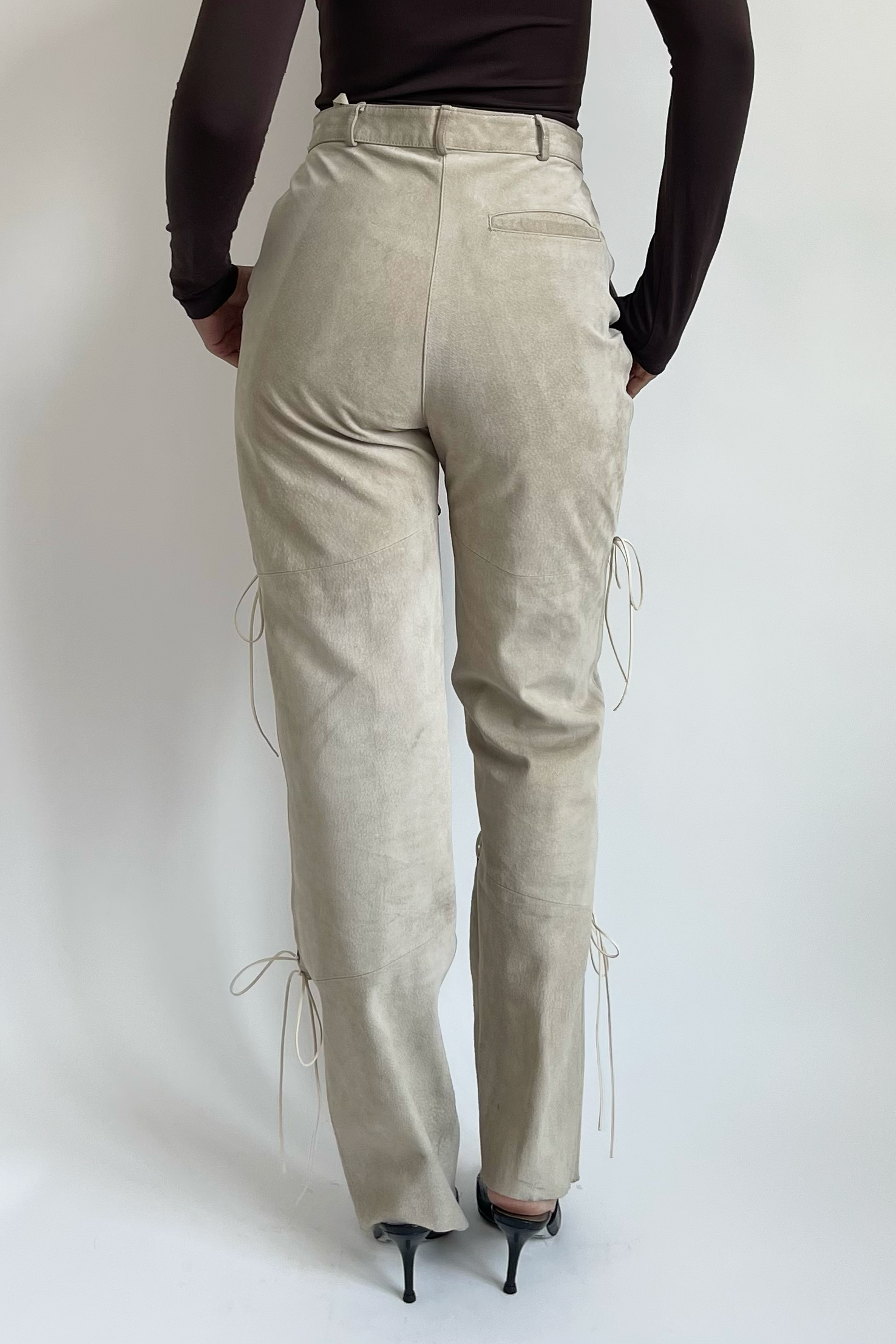 Laced Pants Cream