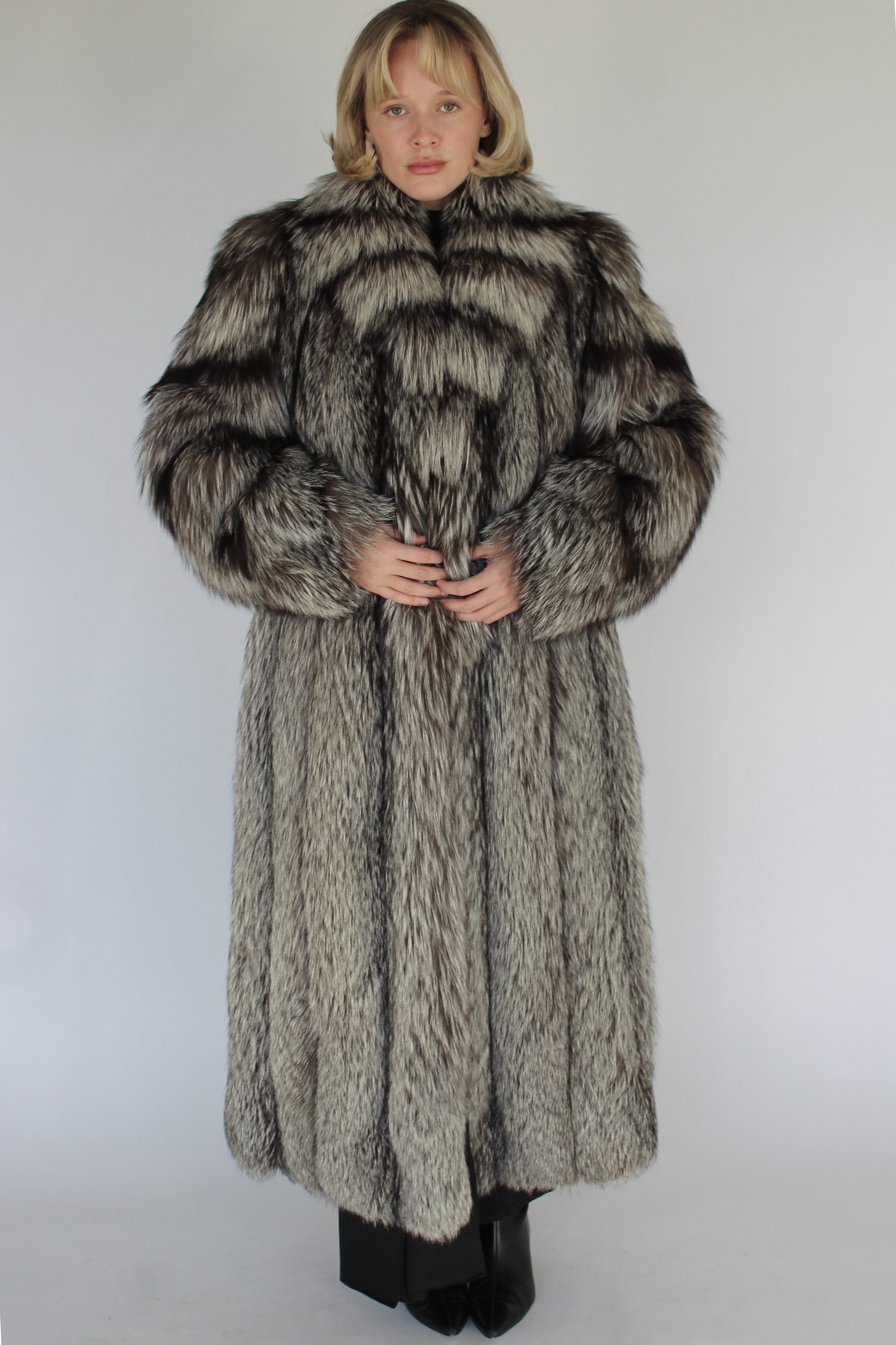 Fox fur coat