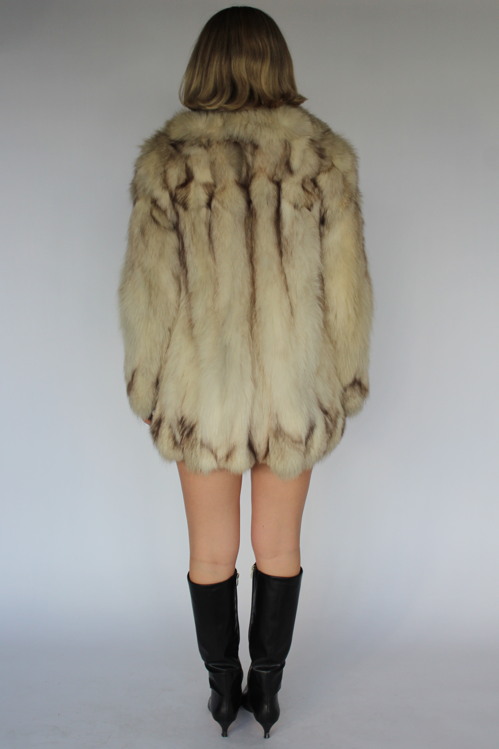Fox fur coat