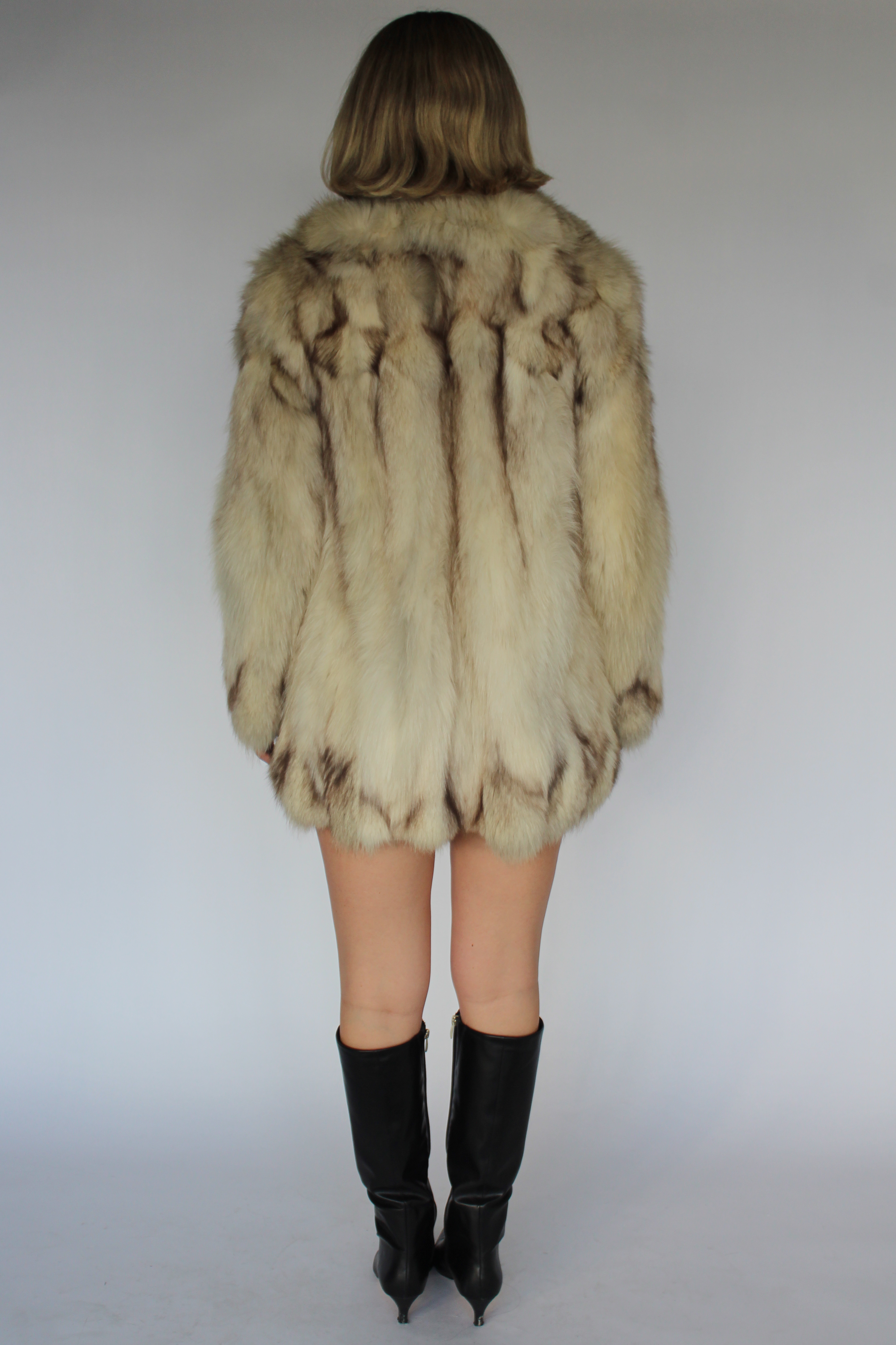 Fox fur coat